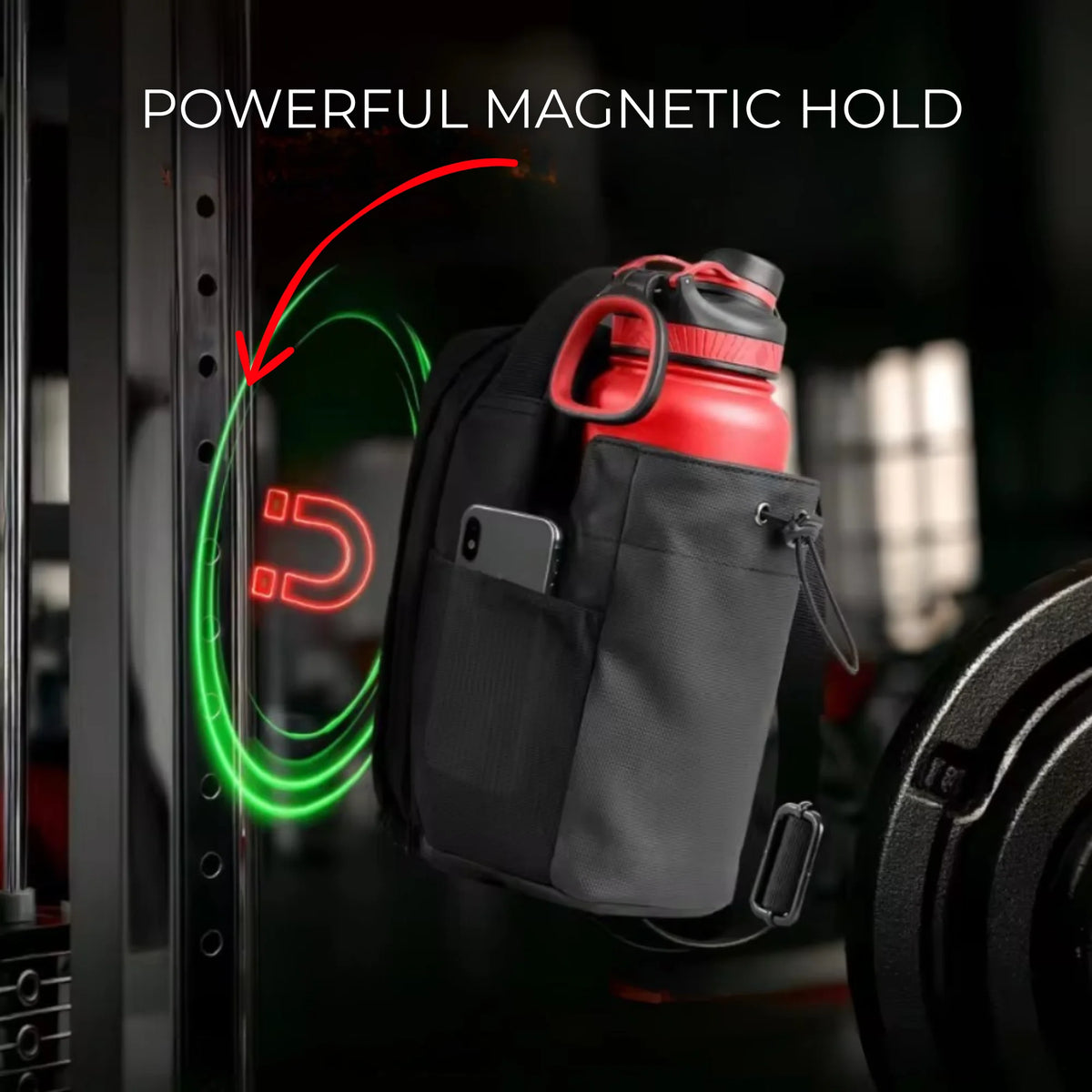 KIBBA™  Magnetic Gym Bag