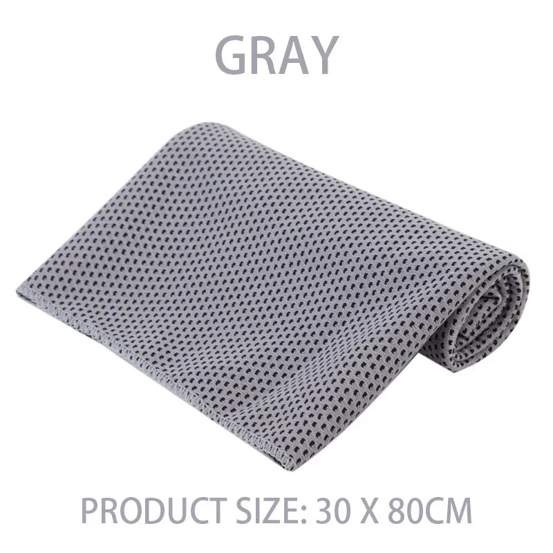 Cooling Towel Breathable Chilly Towel Sports Towel With Storage Box Yoga Towel Gym Towel for Indoor & Outdoor Activities