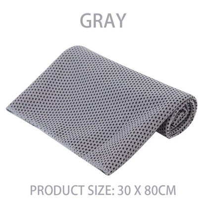 Cooling Towel Breathable Chilly Towel Sports Towel With Storage Box Yoga Towel Gym Towel for Indoor & Outdoor Activities