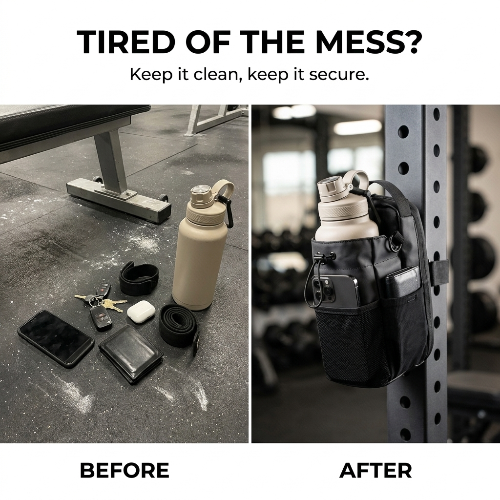 KIBBA™  Magnetic Gym Bag