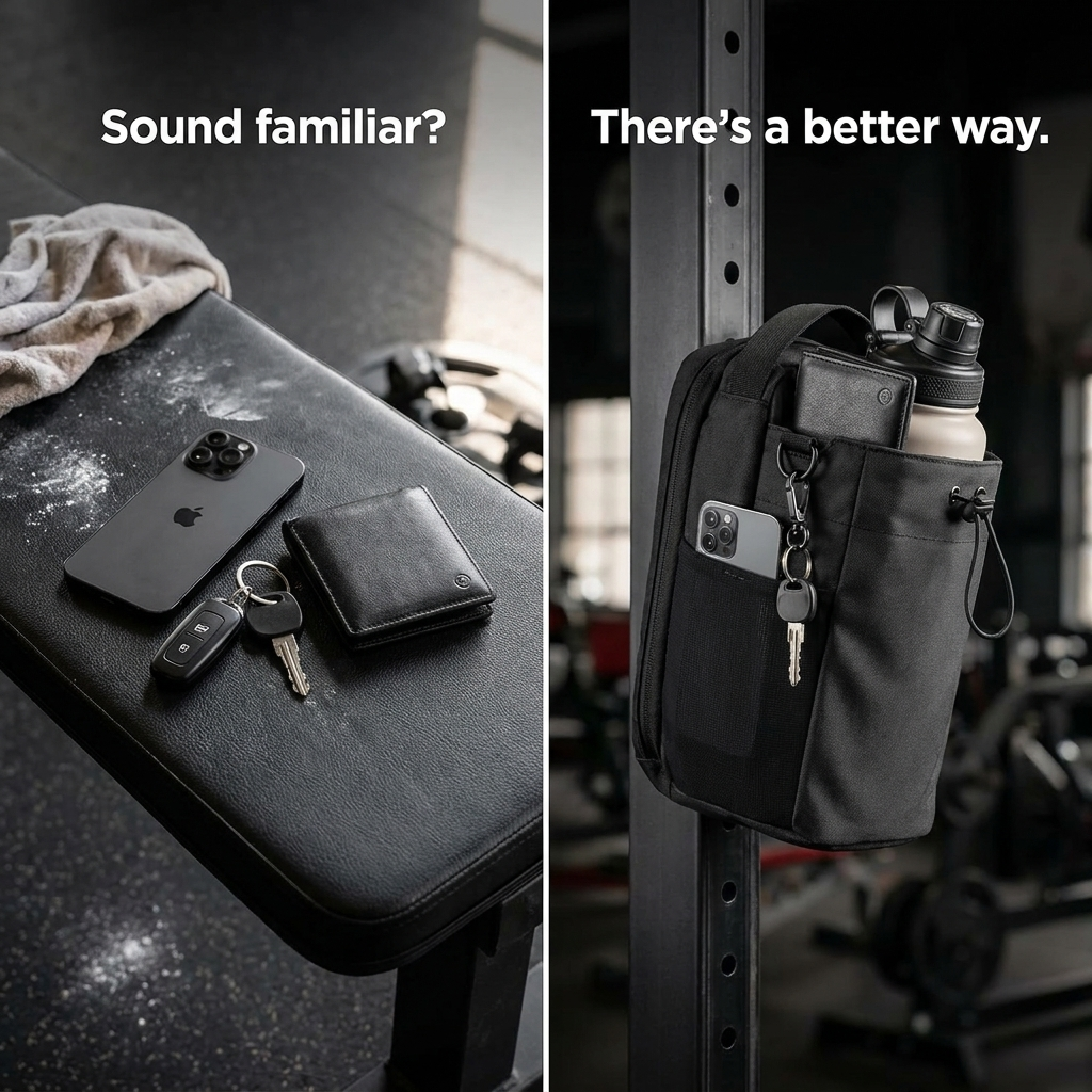 KIBBA™  Magnetic Gym Bag