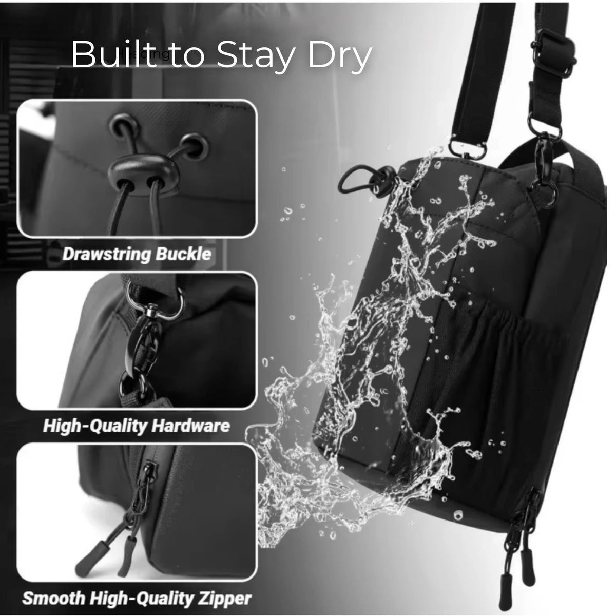 KIBBA™  Magnetic Gym Bag